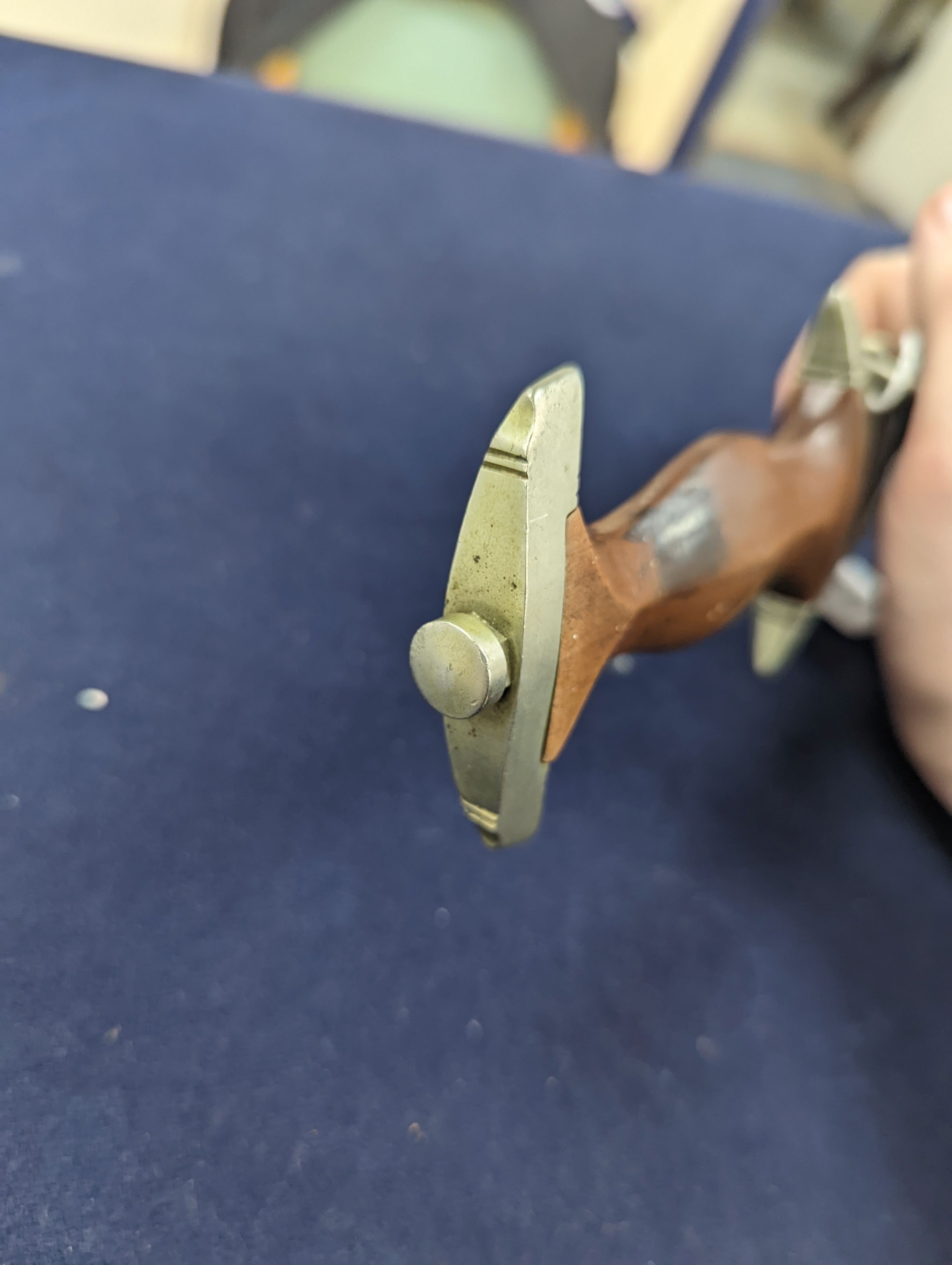 A Third Reich SA dagger within sheath, blade 22cm., and a bayonet within scabbard